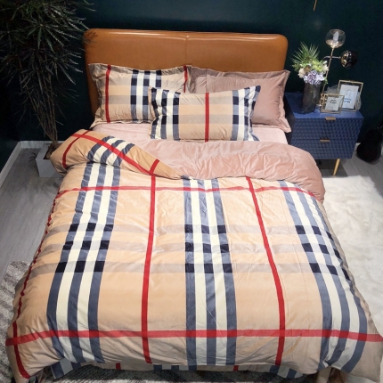 金奇达 2019新款宝宝绒四件套实拍图 韵格