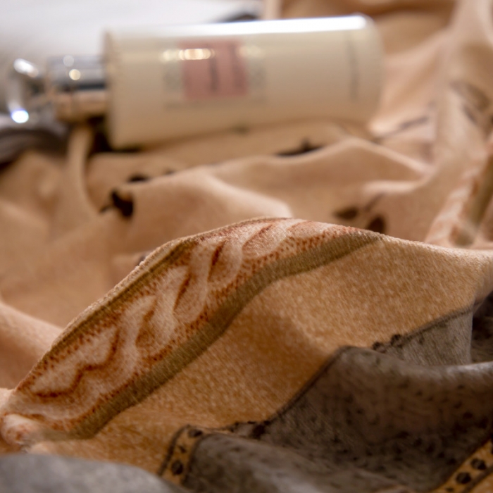 91家纺网 家纺一手货源 找家纺 金奇达 2019大版数码花卉系列宝宝绒四件套 生如夏花-黄