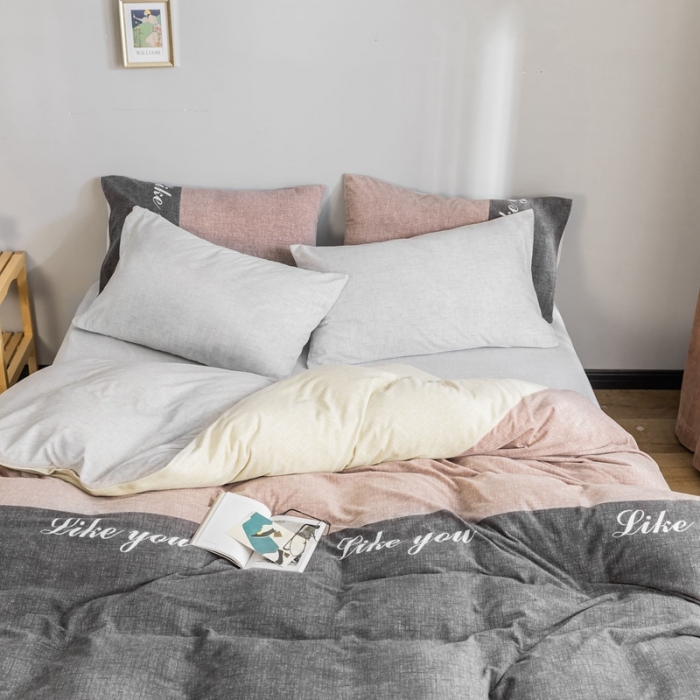 91家纺网 家纺一手货源 找家纺 金奇达 2019拉舍尔水洗棉绒四件套 拉舍尔摩卡咖