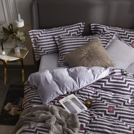 金奇达 2019新款宝宝绒四件套自然光图 恋想