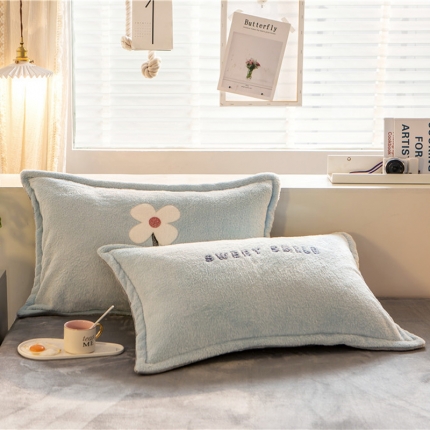 91家纺网 家纺一手货源 找家纺 （总）金奇达 2019新款大版雪花绒单品枕套一对