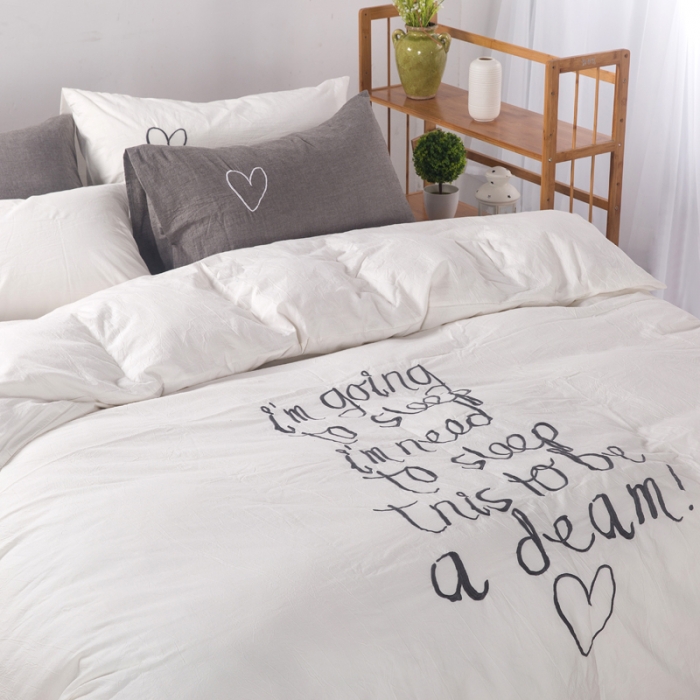 91家纺网 家纺一手货源 找家纺 （总）优然居家纺 水洗棉绣花四件套