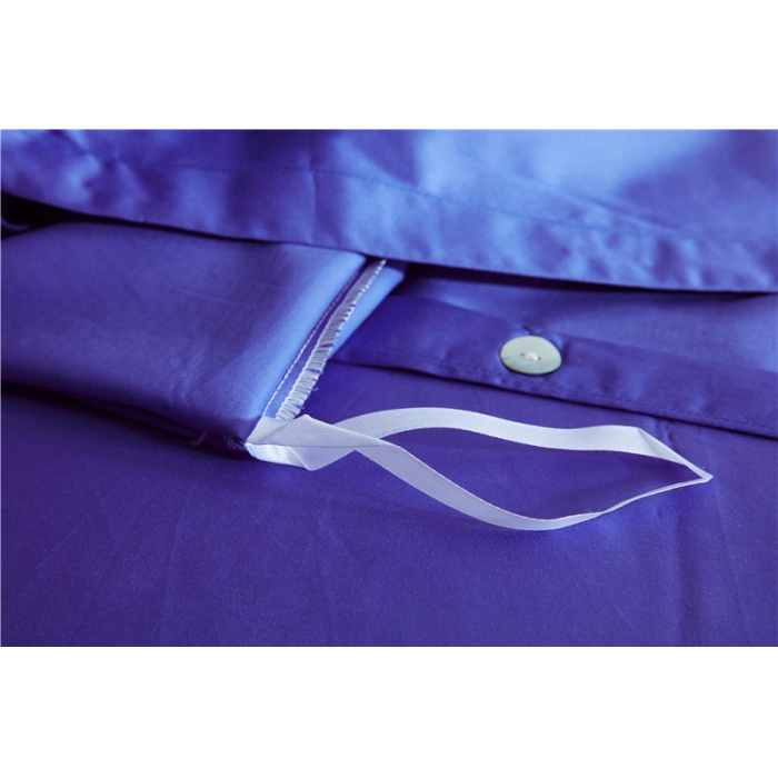 91家纺网 家纺一手货源 找家纺 优然居家纺 60支长绒棉纯色四件套宝蓝