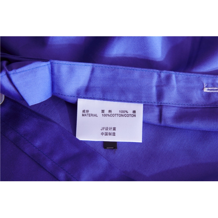 91家纺网 家纺一手货源 找家纺 优然居家纺 60支长绒棉纯色四件套宝蓝