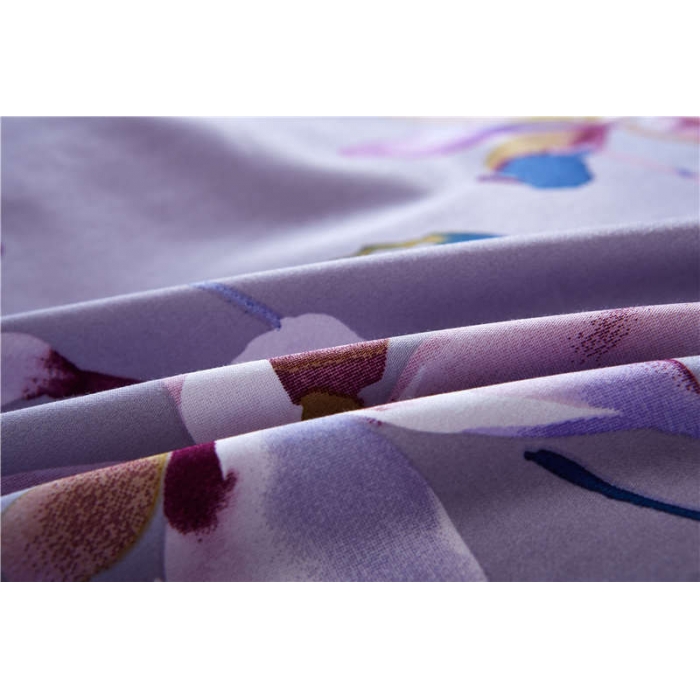 91家纺网 家纺一手货源 找家纺 优然居家纺 全棉柔丝缎四件套普罗旺斯