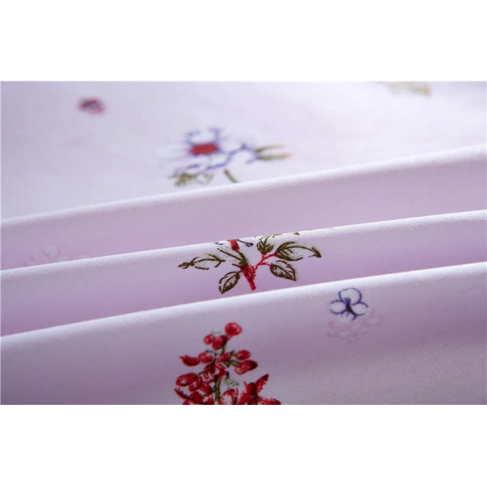 91家纺网 家纺一手货源 找家纺 优然居家纺 全棉柔丝缎四件套惬意