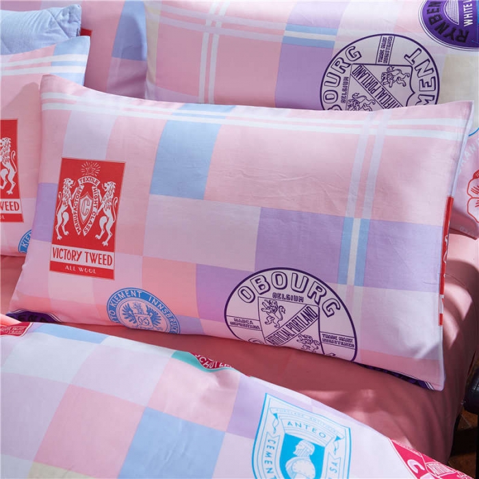 91家纺网 家纺一手货源 找家纺 优然居家纺 全棉柔丝缎四件套幸福印象