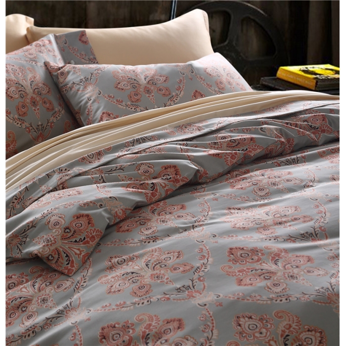 91家纺网 家纺一手货源 找家纺 优然居家纺 60支长绒棉印花四件套H010潘多拉