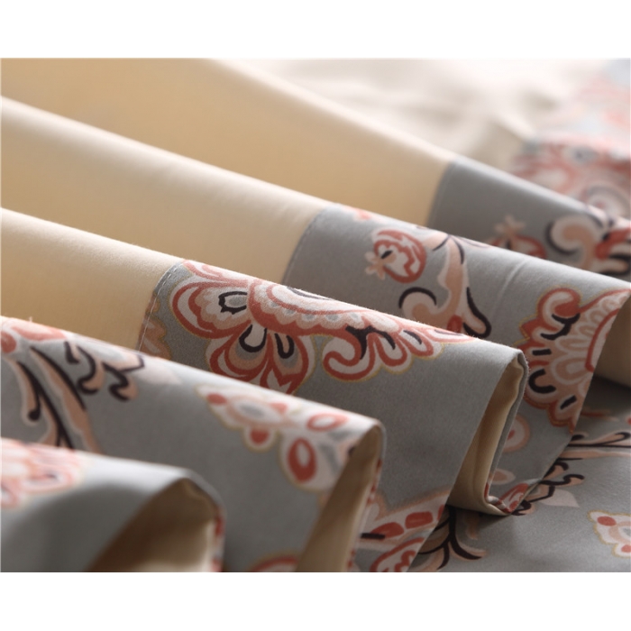 91家纺网 家纺一手货源 找家纺 优然居家纺 60支长绒棉印花四件套H010潘多拉