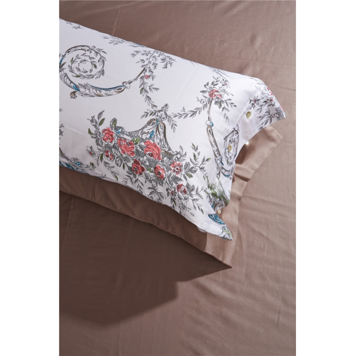 91家纺网 家纺一手货源 找家纺 优然居家纺 60支长绒棉印花四件套H013沉香颂