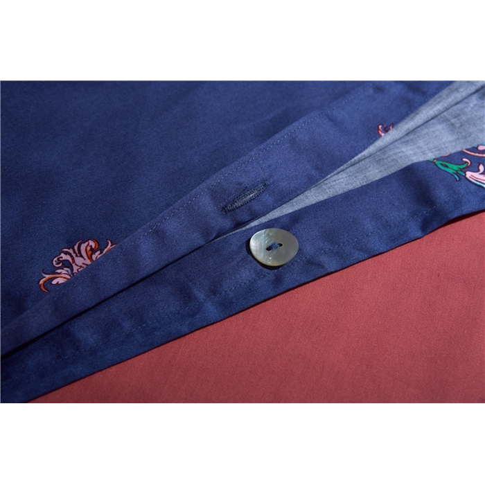 91家纺网 家纺一手货源 找家纺 优然居家纺 60支长绒棉印花四件套H013漫步