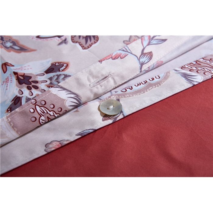 91家纺网 家纺一手货源 找家纺 优然居家纺 60支长绒棉印花四件套H023米菲娜