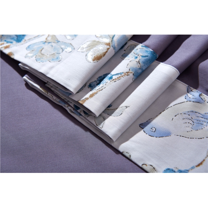 91家纺网 家纺一手货源 找家纺 优然居家纺 60支长绒棉印花四件套H026利安