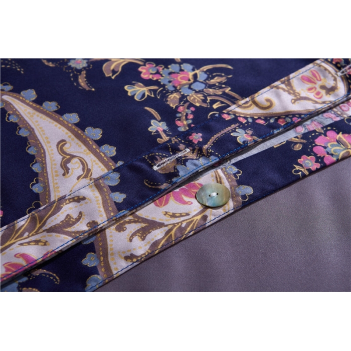 91家纺网 家纺一手货源 找家纺 优然居家纺  60支长绒棉印花四件套H030罗缦蒂