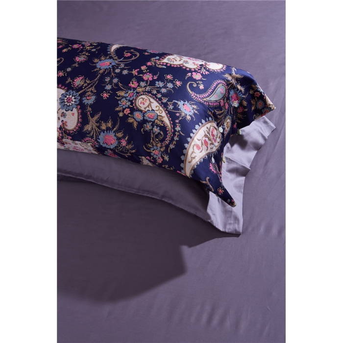 91家纺网 家纺一手货源 找家纺 优然居家纺  60支长绒棉印花四件套H030罗缦蒂