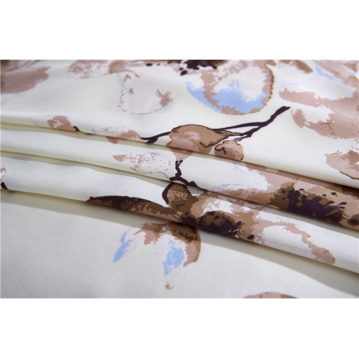 91家纺网 家纺一手货源 找家纺 优然居家纺 60支长绒棉印花四件套H031墨上花开