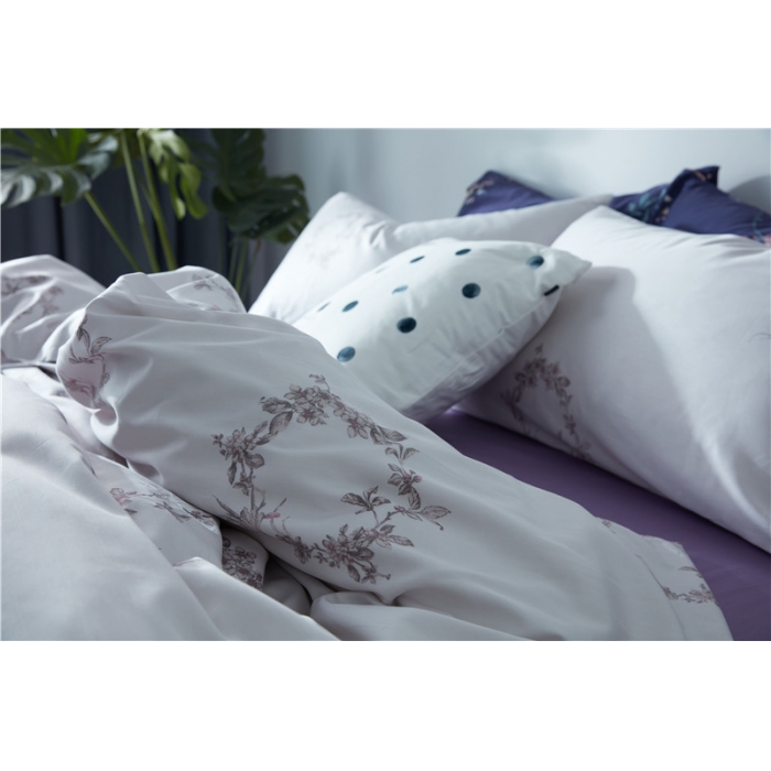 91家纺网 家纺一手货源 找家纺 优然居家纺 60支长绒棉印花四件套安琪拉