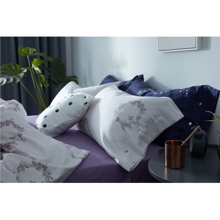 91家纺网 家纺一手货源 找家纺 优然居家纺 60支长绒棉印花四件套安琪拉