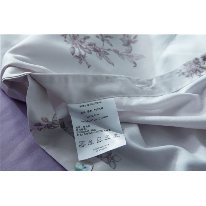 91家纺网 家纺一手货源 找家纺 优然居家纺 60支长绒棉印花四件套安琪拉