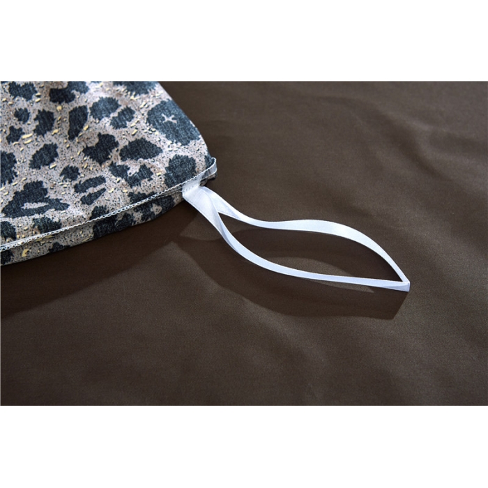 91家纺网 家纺一手货源 找家纺 优然居家纺 60支长绒棉印花四件套豹纹