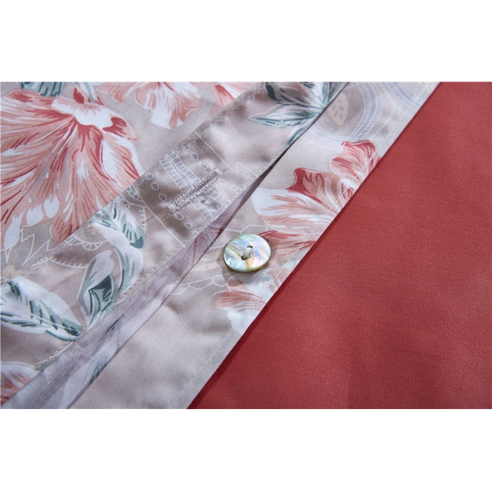 91家纺网 家纺一手货源 找家纺 优然居家纺 60支长绒棉印花四件套莉莉安