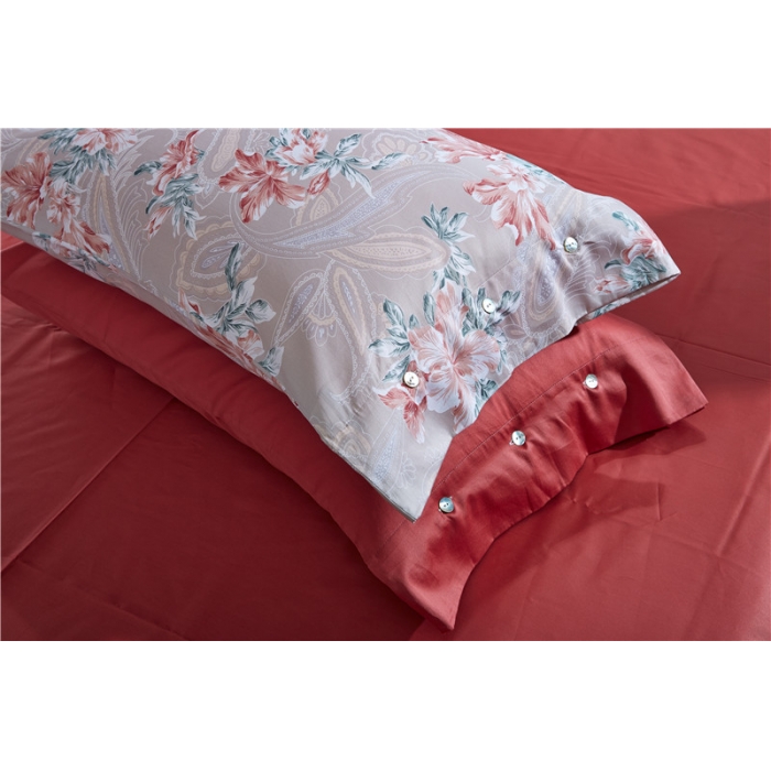 91家纺网 家纺一手货源 找家纺 优然居家纺 60支长绒棉印花四件套莉莉安