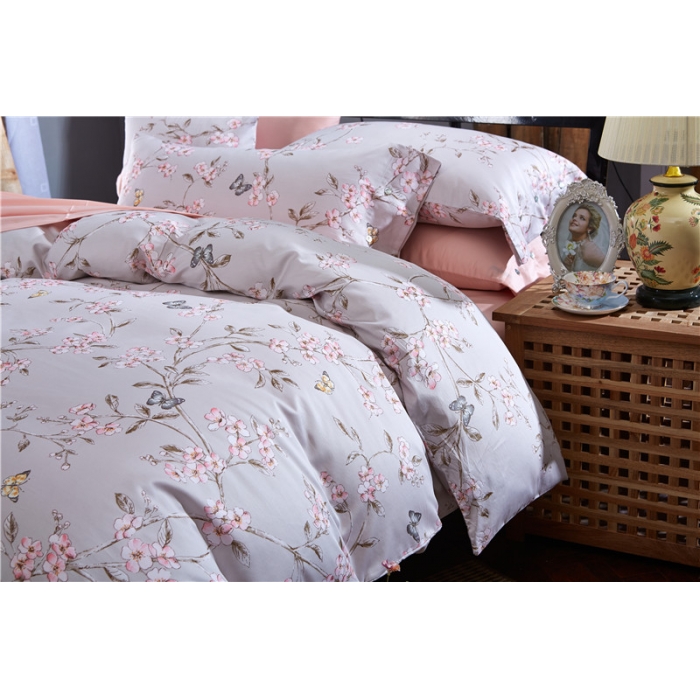 91家纺网 家纺一手货源 找家纺 优然居家纺 60支长绒棉印花四件套米多