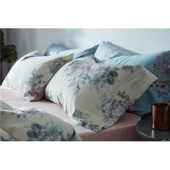 91家纺网 家纺一手货源 找家纺 优然居家纺 60支长绒棉印花四件套蔷薇花开