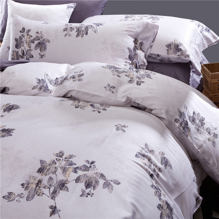 91家纺网 家纺一手货源 找家纺 优然居家纺 60支长绒棉印花四件套珍妮