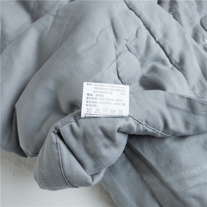 91家纺网 家纺一手货源 找家纺 优然居家纺 2017新品夏被 灰色
