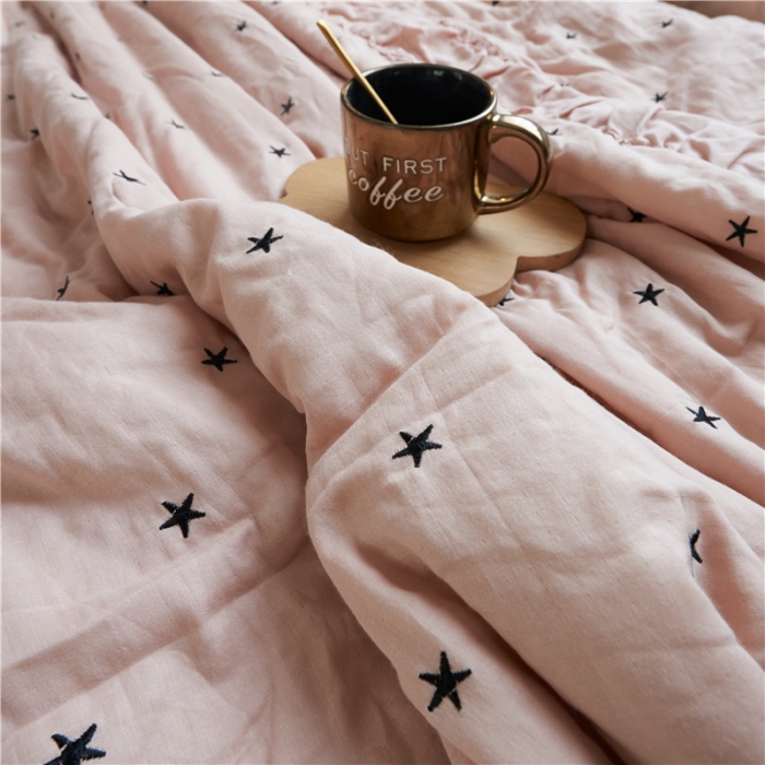 91家纺网 家纺一手货源 找家纺 优然居家纺 2017新品夏被 玉色