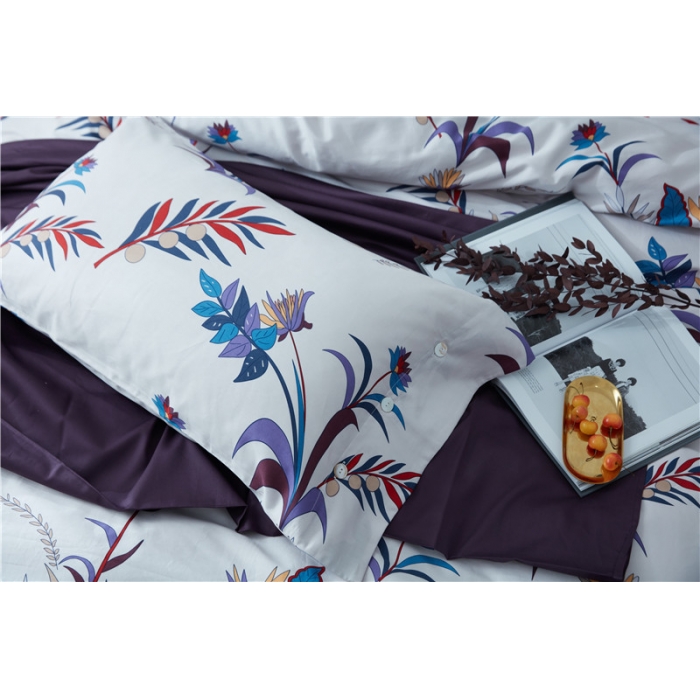 91家纺网 家纺一手货源 找家纺 优然居家纺 60支长绒棉印花四件套安迪