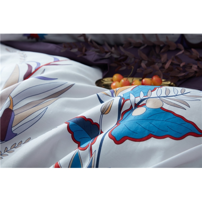 91家纺网 家纺一手货源 找家纺 优然居家纺 60支长绒棉印花四件套安迪