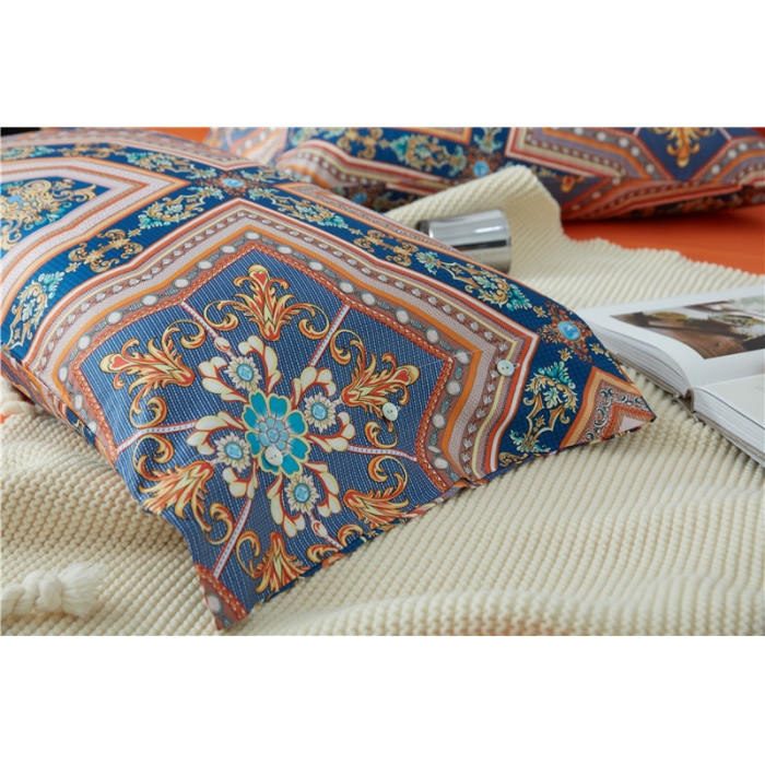 91家纺网 家纺一手货源 找家纺 优然居家纺 60支长绒棉印花四件套奥丽娜