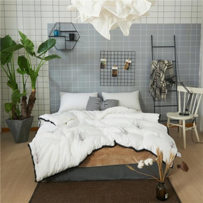 91家纺网 家纺一手货源 找家纺 优然居家纺 冬被系列 冬被-凝霜