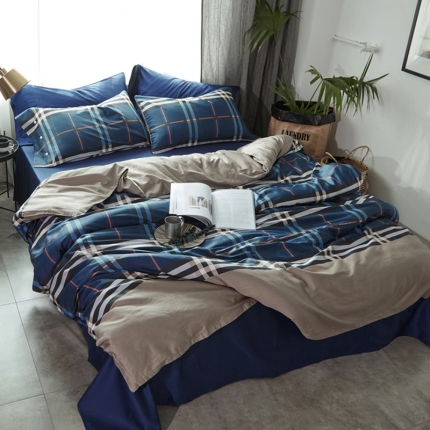 91家纺网 家纺一手货源 找家纺 优然居家纺 60支长绒棉贡缎印花新品四件套维托