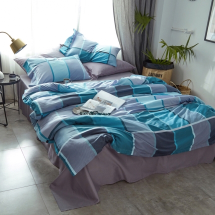 91家纺网 家纺一手货源 找家纺 （总）优然居家纺 60支长绒棉贡缎印花新品四件套