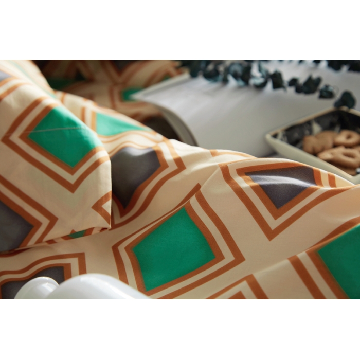 91家纺网 家纺一手货源 找家纺 优然居家纺 60支长绒棉贡缎印花新品四件套柏琳