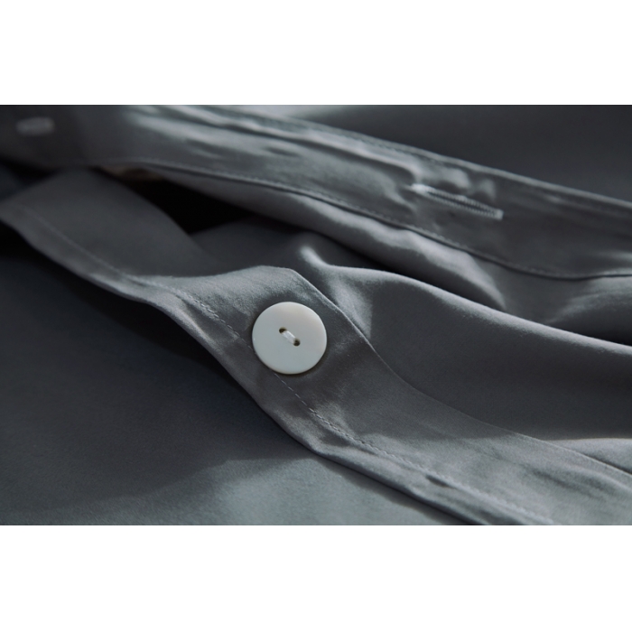 91家纺网 家纺一手货源 找家纺 优然居家纺 60支长绒棉贡缎印花新品四件套纯色深灰