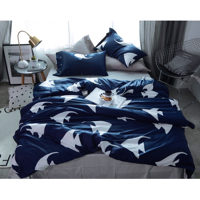 91家纺网 家纺一手货源 找家纺 优然居家纺 60支长绒棉贡缎印花新品四件套莱尔