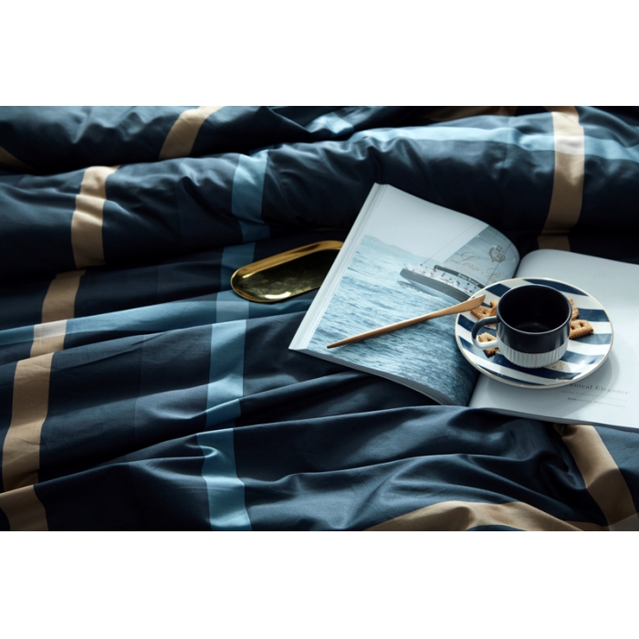 91家纺网 家纺一手货源 找家纺 优然居家纺 60支长绒棉贡缎印花新品四件套麦基