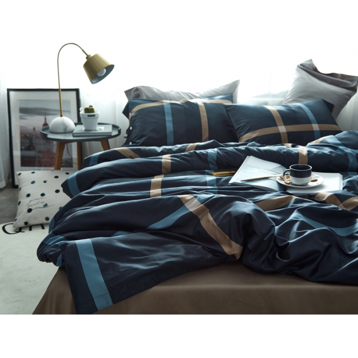 91家纺网 家纺一手货源 找家纺 优然居家纺 60支长绒棉贡缎印花新品四件套麦基