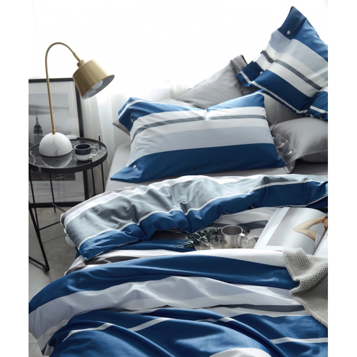 91家纺网 家纺一手货源 找家纺 优然居家纺 60支长绒棉贡缎印花新品四件套尼尔