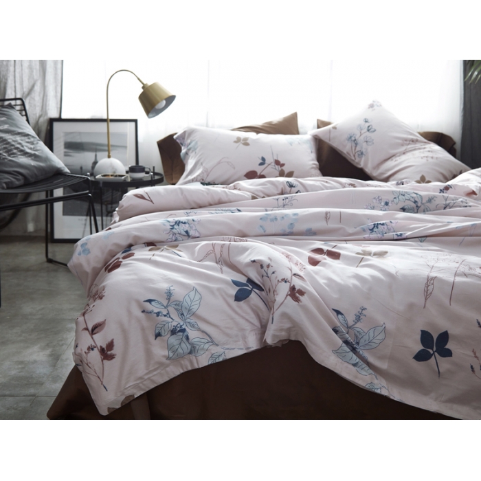 91家纺网 家纺一手货源 找家纺 优然居家纺 60支长绒棉贡缎印花新品四件套潘妮