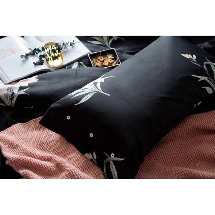 91家纺网 家纺一手货源 找家纺 优然居家纺 60支长绒棉贡缎印花新品四件套雪莉