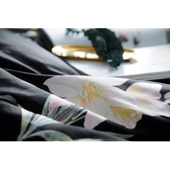 91家纺网 家纺一手货源 找家纺 优然居家纺 60支长绒棉贡缎印花新品四件套雪莉