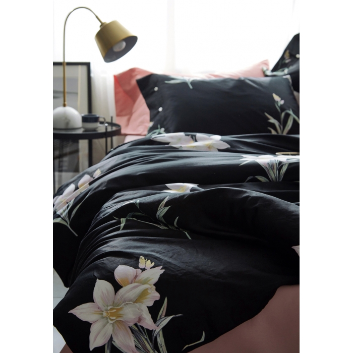 91家纺网 家纺一手货源 找家纺 优然居家纺 60支长绒棉贡缎印花新品四件套雪莉