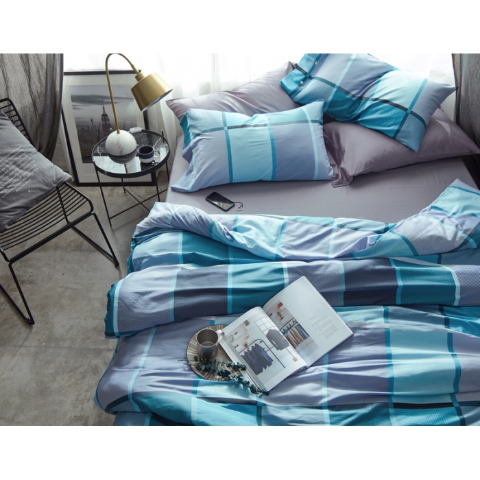 91家纺网 家纺一手货源 找家纺 优然居家纺 60支长绒棉贡缎印花新品四件套雅达