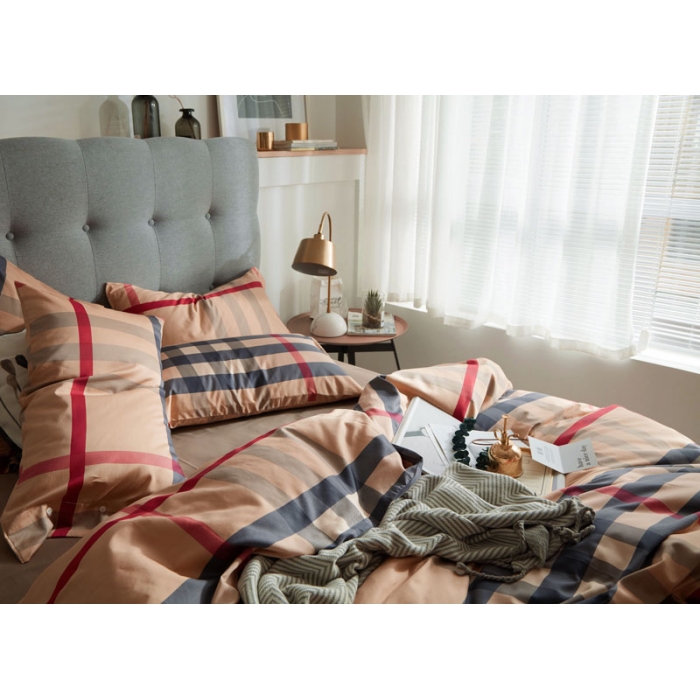 91家纺网 家纺一手货源 找家纺 优然居家纺  2018新款长绒棉印花第一批巴宝莉