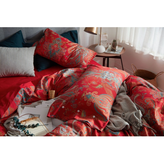 91家纺网 家纺一手货源 找家纺 优然居家纺  2018新款长绒棉印花第一批戴恩